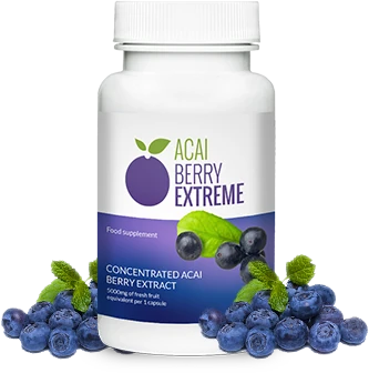 Flacone di Acai Berry Extreme per una perdita di peso rapida ed efficace