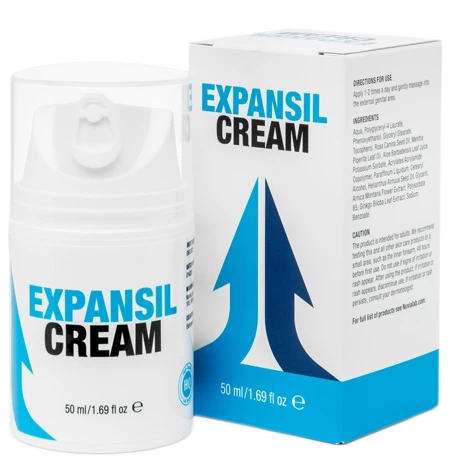 Flacone di Expansil Cream per l'ingrandimento maschile