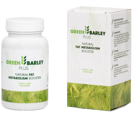 Confezione di Green Barley Plus, integratore naturale per dimagrire e depurare.