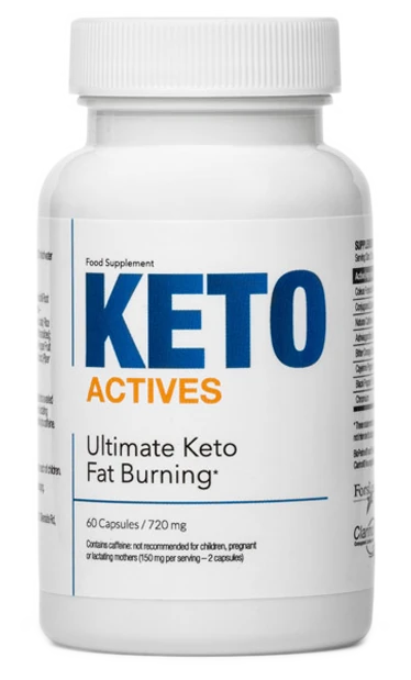 Keto Actives: Confezione singola dell'integratore essenziale per la dieta chetogenica.